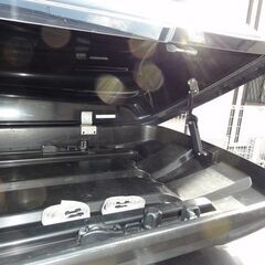 inno ルーフボックス BRQ33BK 黒 中古 左開き ルーフBOX 普通車、小型車、軽自動車ハイト系