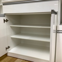 J4936 創愛ファニチュア キッチンカウンター カシュー100 ホワイト 