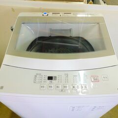NITORI ニトリ 6.0kg 2023年製 全自動洗濯機 NTR60 中が見えるガラス扉 