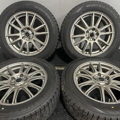 DUNLOP WM02 215/60R17】スタッドレス【VEMOTION 17インチ 7J5HPCD114 