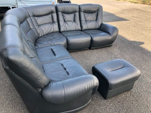 北九州市配送無料 6人掛けソファー - ソファ 