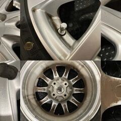 タイヤ走行短め【DUNLOP WM03 165/65R14】スタッドレス【STRANGER 14インチ 5.5J4HPCD100+38】22年製 トール ルーミー タンク等　(MTY77)クレジットカード QRコード決済可能