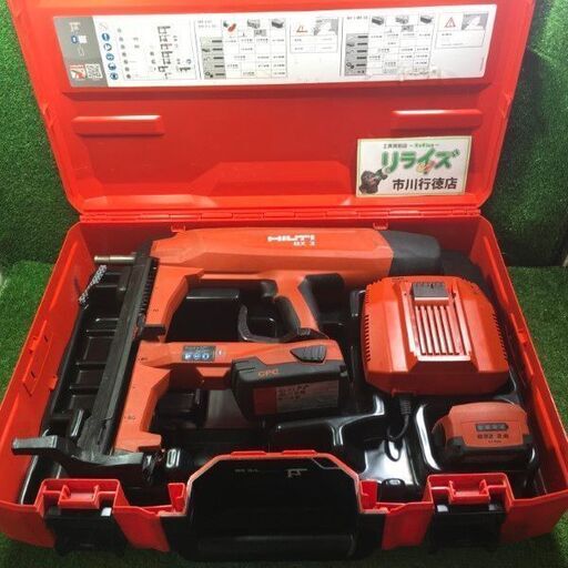 ヒルティ BX 3-L 充電式コンクリートネイラ バッテリー2個付き【市川行徳店】【店頭取引限定】【中古】管理番号：ITBVQO95ZK7K
