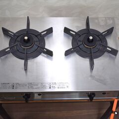 【ヤ取終了9/25】≪yt1544ジ≫ Rinnai/リンナイ ガステーブル Vamo./バーモ LPガス用 ET21-2STSY-S RT31-2STS 2021年製造 ステンレス 家庭用2口コンロ 現状品 中古調理器具/中古キッチン用品/宮城県仙台市 60520-02