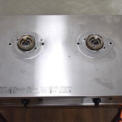 【ヤ取終了9/25】≪yt1544ジ≫ Rinnai/リンナイ ガステーブル Vamo./バーモ LPガス用 ET21-2STSY-S RT31-2STS 2021年製造 ステンレス 家庭用2口コンロ 現状品 中古調理器具/中古キッチン用品/宮城県仙台市 60520-02