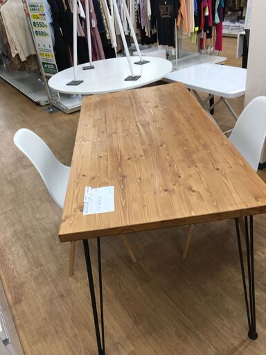 ★ジモティ割あり★  ダイニングセット  W140×D69×H75 クリーニング済み SJ6508