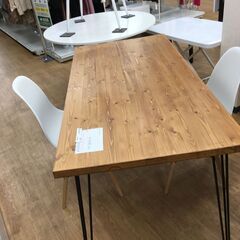 ★ジモティ割あり★  ダイニングセット  W140×D69×H75 クリーニング済み SJ6508 ☆ジモティ割あり☆ ダイニングセット W140×D69×H75 クリーニング済み