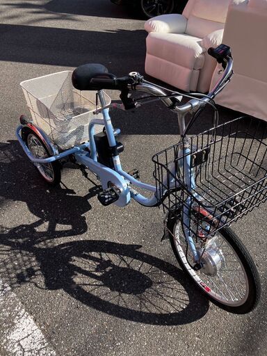 あしらくチャーリー20インチ電動アシスト三輪自転車 No.935※現金、クレジット、スマホ決済対応※
