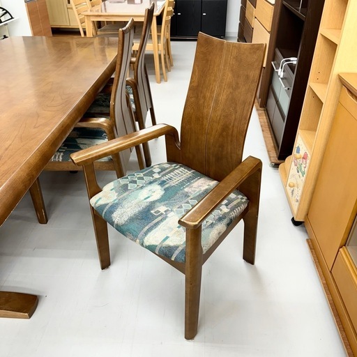 お買い得‼️】総額77万♪ カリモク家具 205cm幅6人掛けダイニング