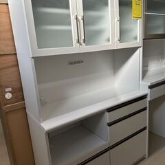 ジモティ来店特価!! 食器棚 コガクラフト ホワイト J-0821