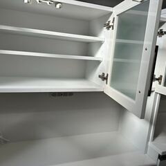 ジモティ来店特価!! 食器棚 コガクラフト ホワイト J-0821