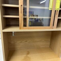 ジモティ来店特価!! 食器棚 ナチュラル J-0822