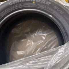 デリカD5純正 夏タイヤ 4本 未使用 GEOLANDER SUV G055 225/55R18