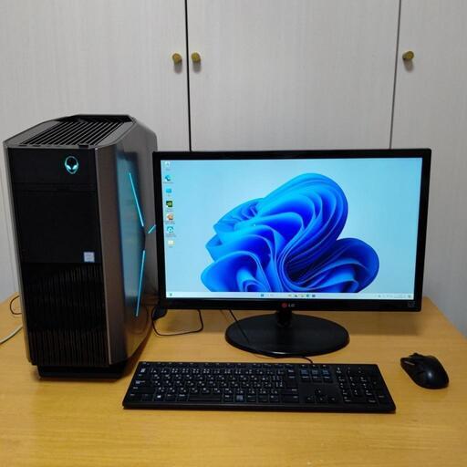 ゲーミングパソコン Dell i7 8700 RTX2080 モニター、キーボード、マウス セット
