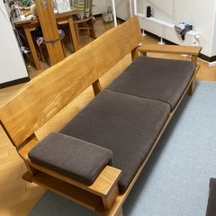 【旭川家具】天然木ソファ