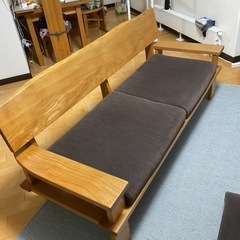 【旭川家具】天然木ソファ