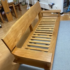 【旭川家具】天然木ソファ