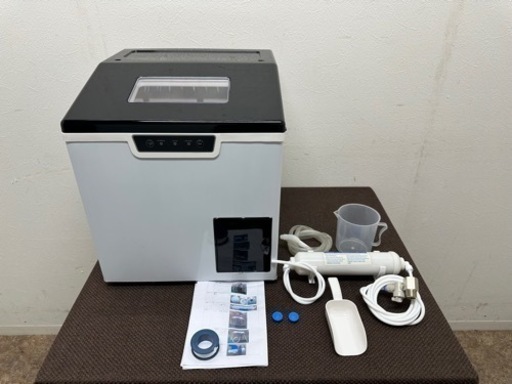 未使用保管品　製氷機　１.８L　大容量　卓上型　氷砕き機能　かき氷　ZBS-20A/２０B