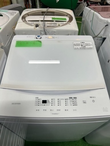 早い者勝ち大セール‼️‼️＋ご来店時、ガン×2お値引き‼️IRIS OHYAMA(アイリスオーヤマ) 2021年製 6.0kg 洗濯機