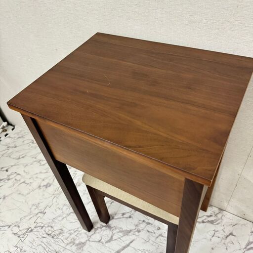 19206 良品計画 スツール付 ドレッサー 幅46 無印良品 ◇大阪市内・東 