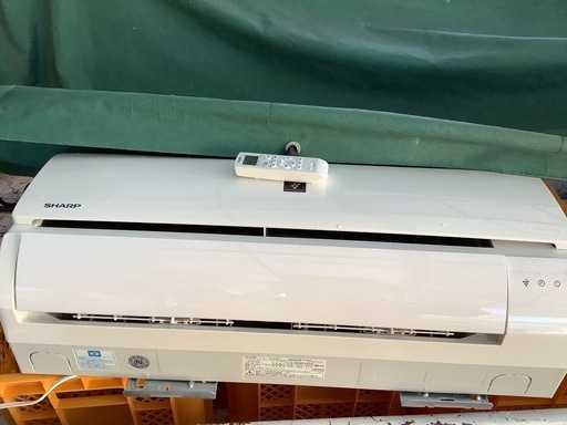 中古SHARPエアコン6畳用2018年製