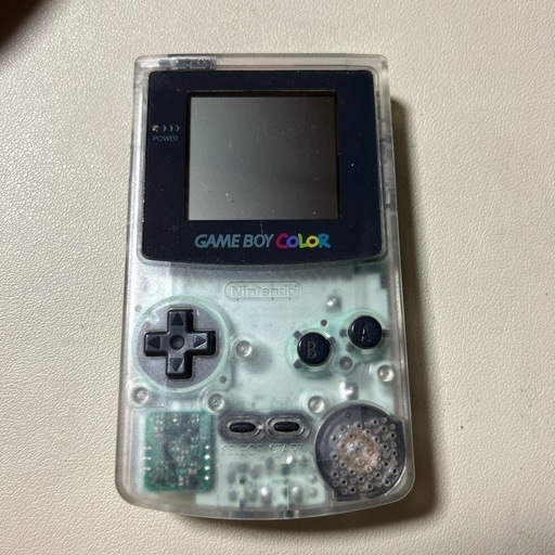 レトロゲーム機ゲームボーイカラー　クリアタイプ