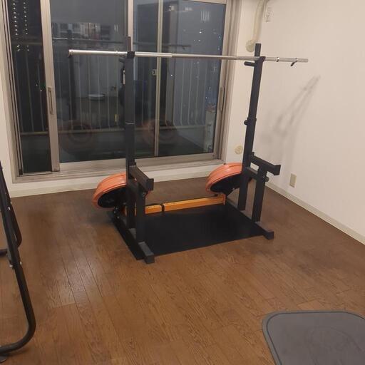 バーベル、ラック、シャフト、Wバー、トライセプスバー付 楽天市場