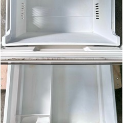 SNT583 HITACHI 2018年製 ノンフロン冷凍冷蔵庫 315L R-S32JV真空チルド 自動製氷 現状品