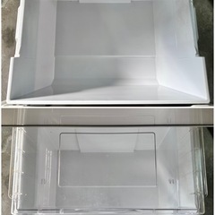 SNT583 HITACHI 2018年製 ノンフロン冷凍冷蔵庫 315L R-S32JV真空チルド 自動製氷 現状品