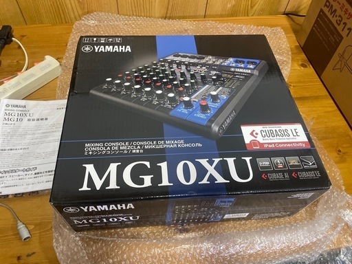未使用！ヤマハ YAMAHA MGシリーズ MG10XU ミキシングコンソール ミキサー 高音質マイクプリアンプ 音響機器 ライブ