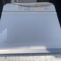 ☆中古￥17,800！TOSHIBA　10.0kg洗濯機　家電　2019年製　AW-10SV7型　幅62㎝ｘ奥行63㎝ｘ高さ105㎝　【BH025】