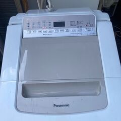 ☆中古￥17,800！Panasonic　8.0kg電気洗濯乾燥機　家電　NA-FD80H7型　2020年製　幅60㎝ｘ奥行65㎝ｘ高さ107㎝　【BH033】