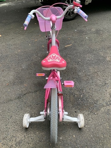 札幌引取り限定 子供16インチ自転車 プリキュア 補助輪あり みゃあ様