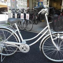 中古自転車３１８７　前後タイヤ新品！　２６インチ　６段ギヤ　ダイナモライト 中古自転車3187 前後タイヤ新品！ 26インチ 6段ギヤ ダイナモライト