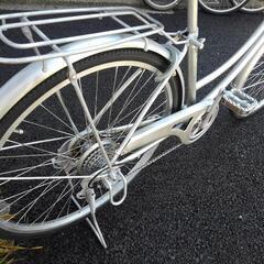 中古自転車3187 前後タイヤ新品！ 26インチ 6段ギヤ ダイナモライト