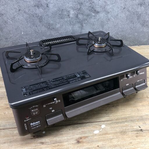 10/13 終 Paloma パロマ LPガス用 ガステーブル 2023年製 IC-S806BM 右強火力 ガスコンロ グリル 24h菊倉NS