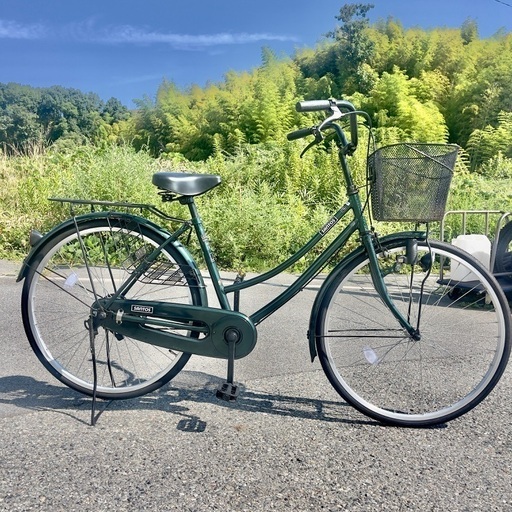 お買い得品！26インチサイクル（グリーン）