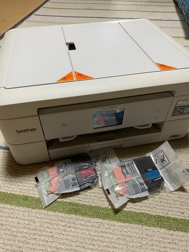 brotherインクジェットプリンター　DCP-J963N-W 印字良好　インク残多量　予備インク2個あり