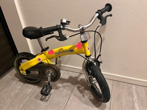 へんしんバイク12インチ　イエロー