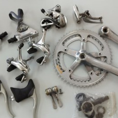 シマノ　RX100　ビンテージパーツ　グループセット　105　Wレバー　パーツセット