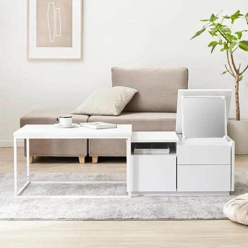 ★展示品　ネストテーブル　ローテーブル　ドレッサー　幅70cm 定価15990円 自社配送時代引き可※現金、クレジット、スマホ決済対応※