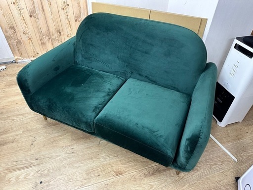 美品‼️francfrancフランフラン ピナカウチ グリーンソファ