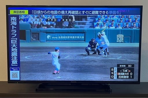 43インチ液晶テレビ（Panasonic）
