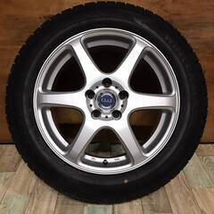 ☆バリ溝☆2022年製スタッドレス☆　FEID　17インチ　7J　PCD114.3　5穴　ET45　ハブ径約73　DUNLOP　WINTERMAX　215/55R17