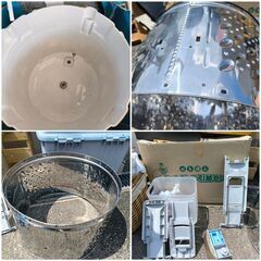 交渉中】8㎏ 大型洗濯機 アイリスオーヤマ ブラック＆ゴールド 配送 