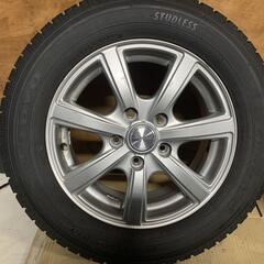☆バリ山☆スタッドレス☆　PRD 15インチ　6J　PCD114.3　5穴　ET53　ハブ径約74 　【TOYO GARIT G5】195/65R15　2019年　4本　整理番号：NG2024/03/20⑤