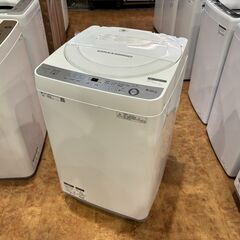 ✨安心の分解洗浄済✨SHARP 2018年製 6.0Kg 洗濯機 ES-GE6B-W【愛市I4S032921-104】