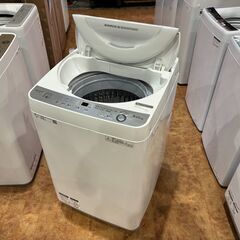 ✨安心の分解洗浄済✨SHARP 2018年製 6.0Kg 洗濯機 ES-GE6B-W【愛市I4S032921-104】