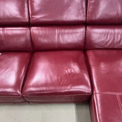 電動リクライニング カウチソファー ❕　レザーソファー❕　H35