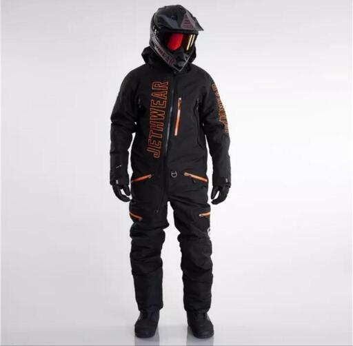 1点のみレア物 JETHWEAR スノーモービル用ワンピース モノスーツ 中綿有り